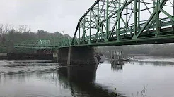 Rocks Village Bridge Swings Open for Houseboat